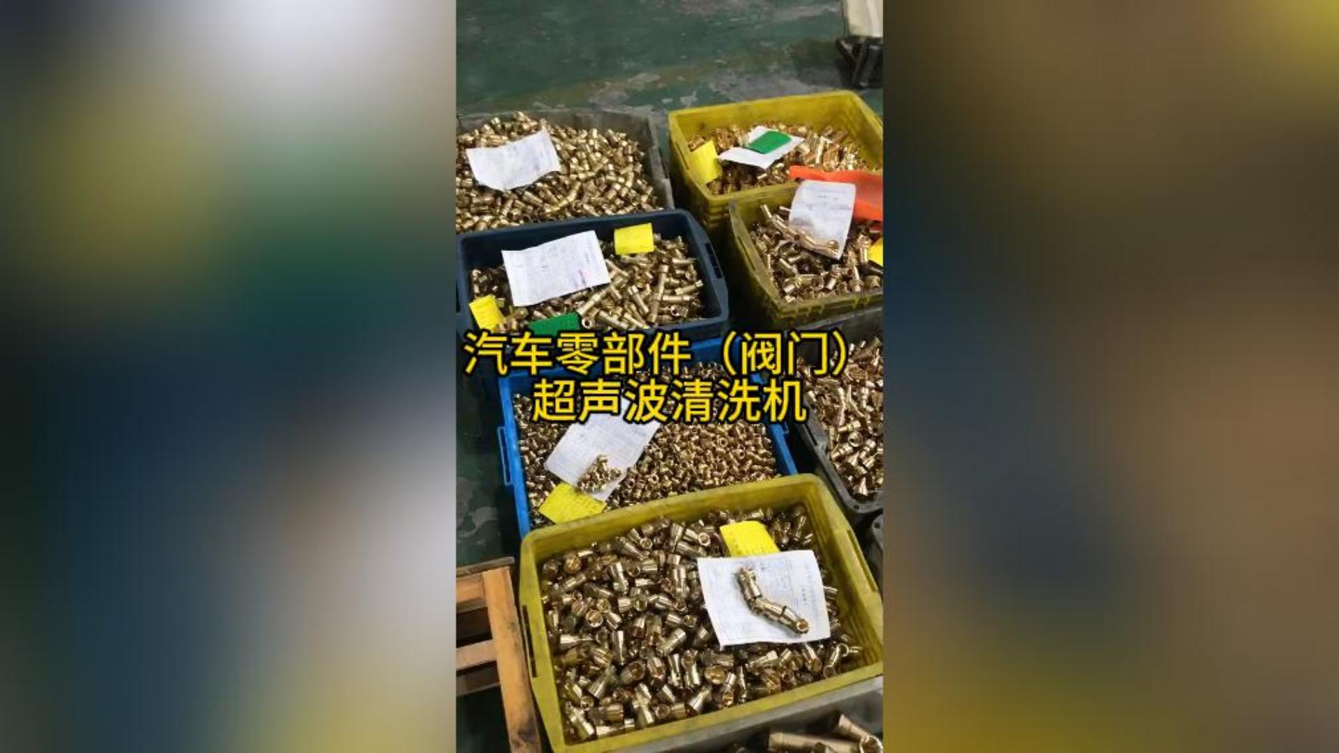 汽车零部件（阀门）超声波清洗机